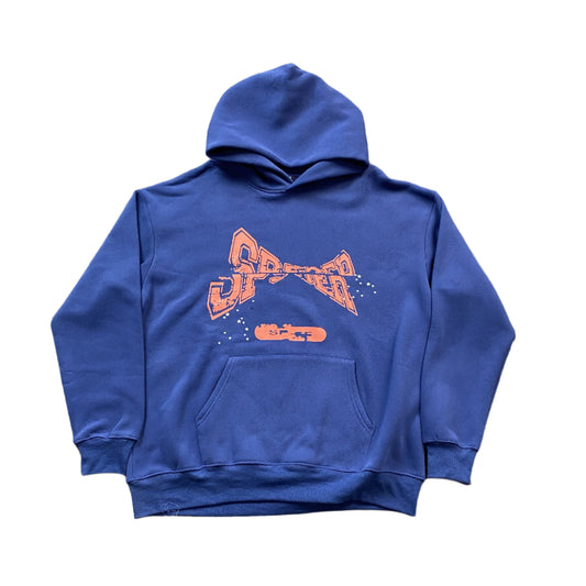 SP5DER ADULT HOODIE NAVY - Prime Reps