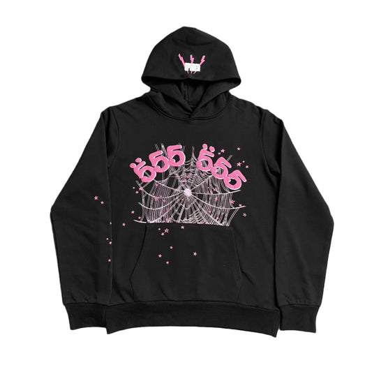 SP5DER ANGEL NUMBER HOODIE BLACK - Prime Reps