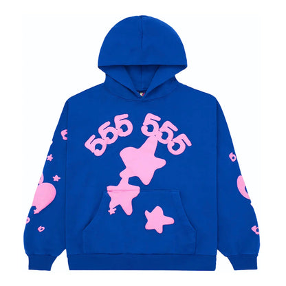 SP5DER BELUGA HOODIE BLUE - Prime Reps