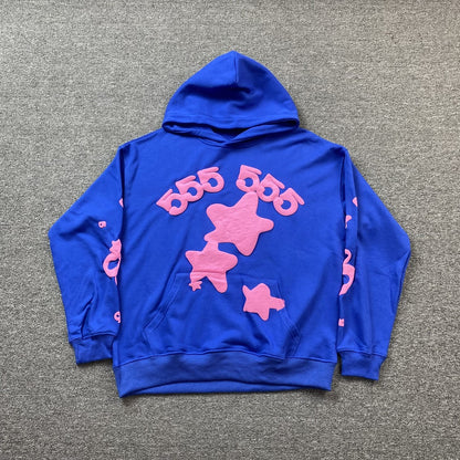 SP5DER BELUGA HOODIE BLUE - Prime Reps