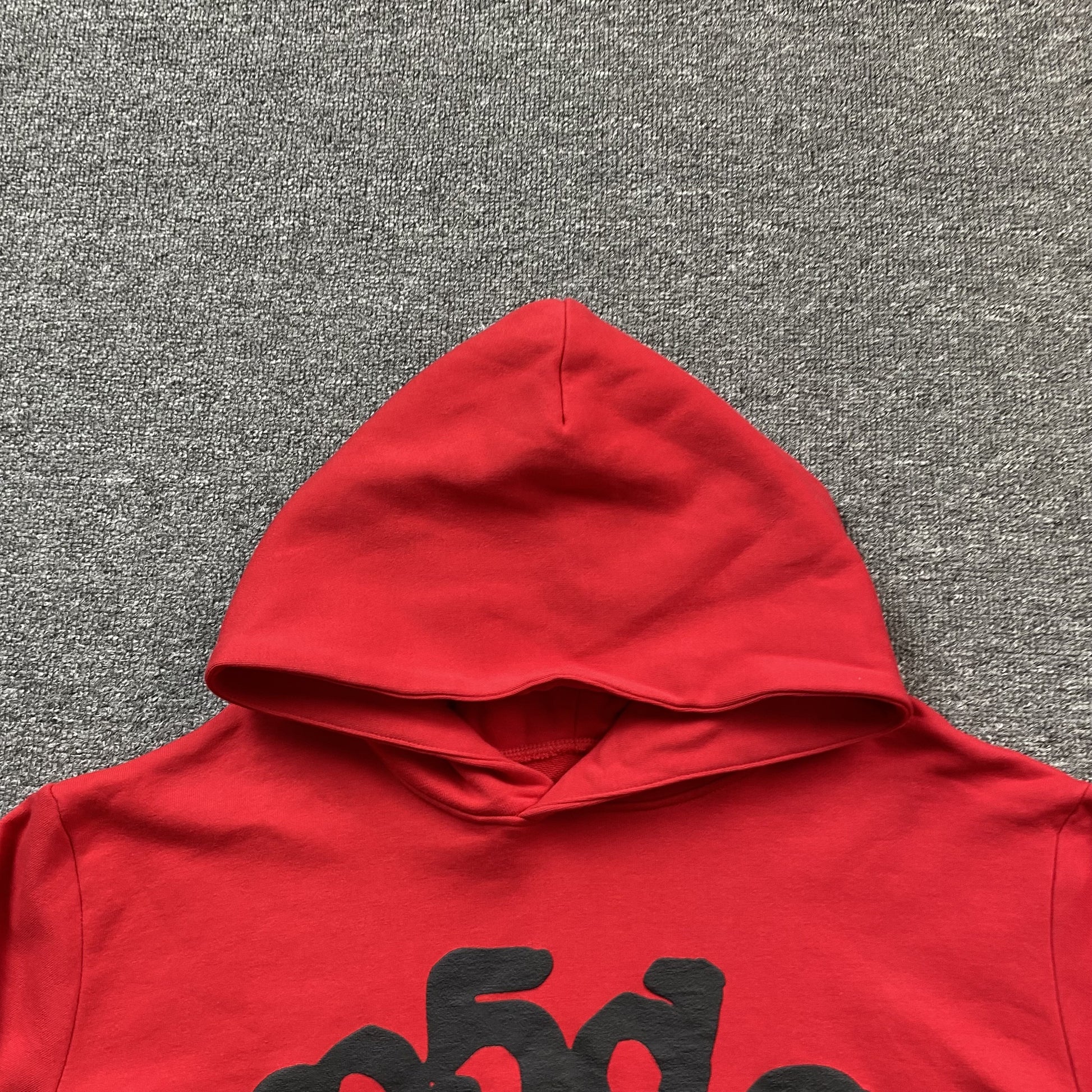 SP5DER BELUGA HOODIE RED - Prime Reps