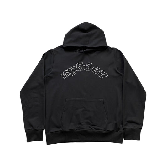 SP5DER OG LOGO HOODIE BLACK - Prime Reps