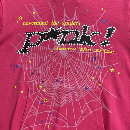 Sp5der PINK Hoodie Pink - Prime Reps