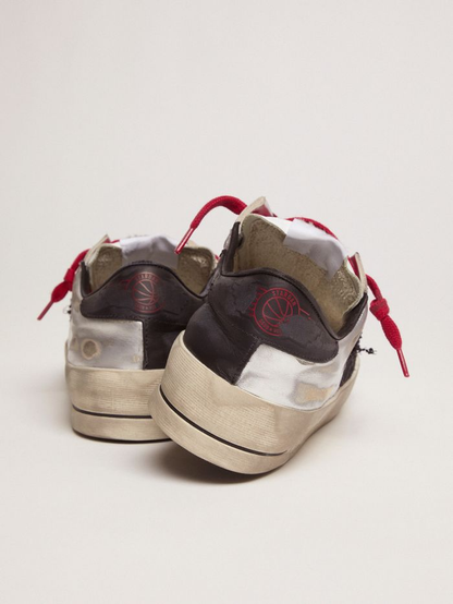 Women's Limited Edition Lab Silver And Animal-print Stardan Sneakers