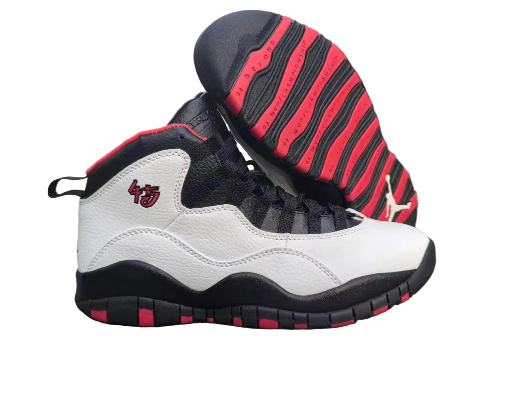 Air Jordan X Retro "Black / White / Varsity Red"