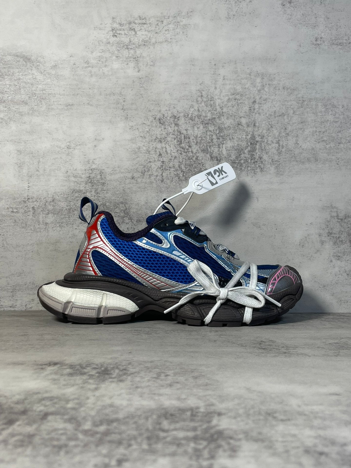 Balenciaga 3XL Sneaker in Grey/Blue: Aerial Architecture
