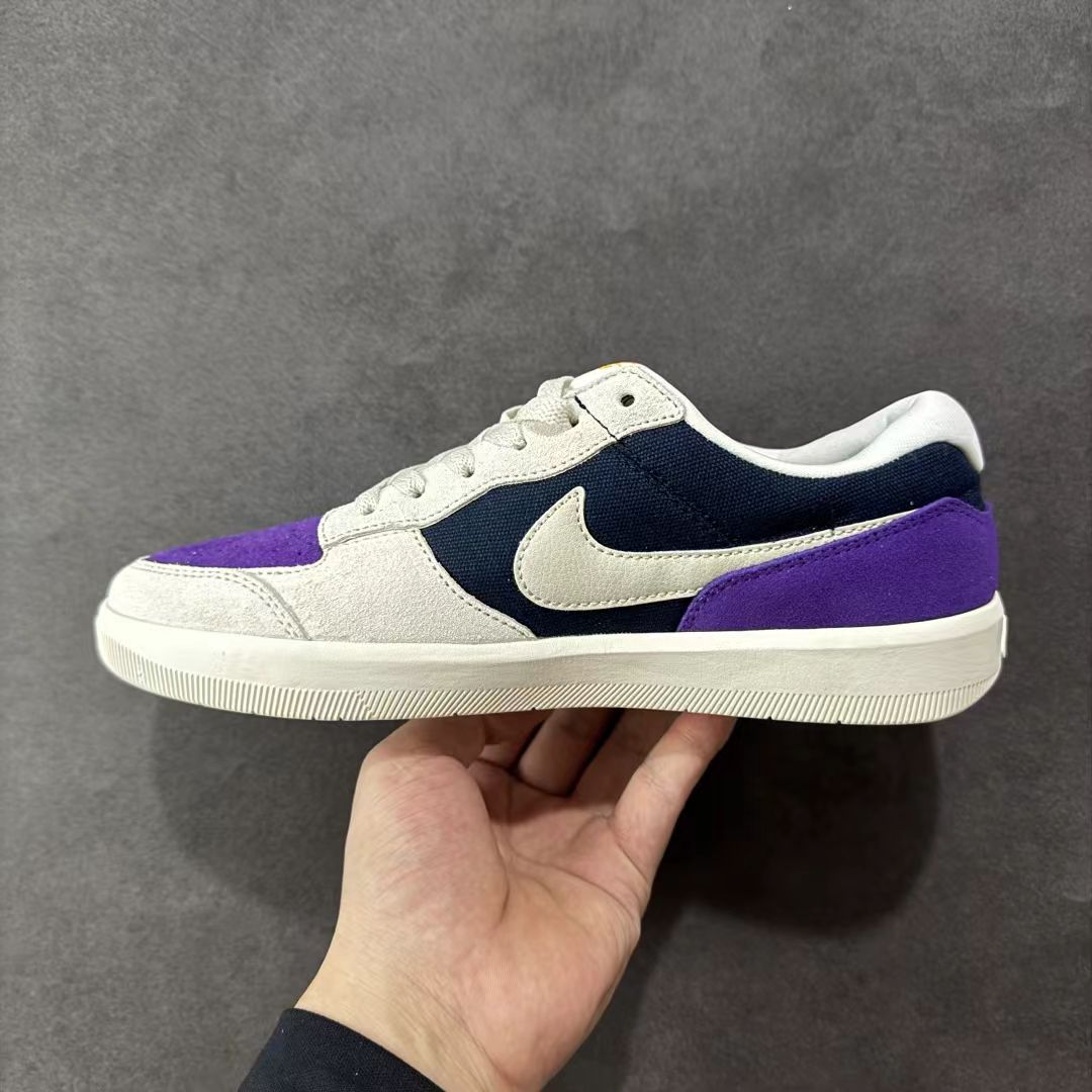 Nike SB Force 58 “Blue/Purple” – Dynamic Color Fusion for Skate &amp; Street