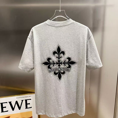 Chrome Hearts Classic Crewneck T-Shirt in Grey/Black