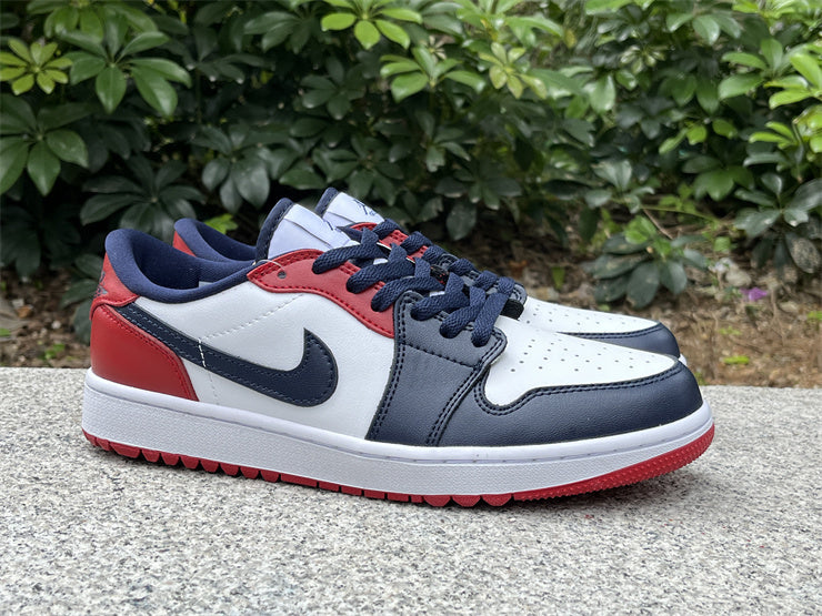 Air Jordan 1 Low "White/University Red/University Blue"