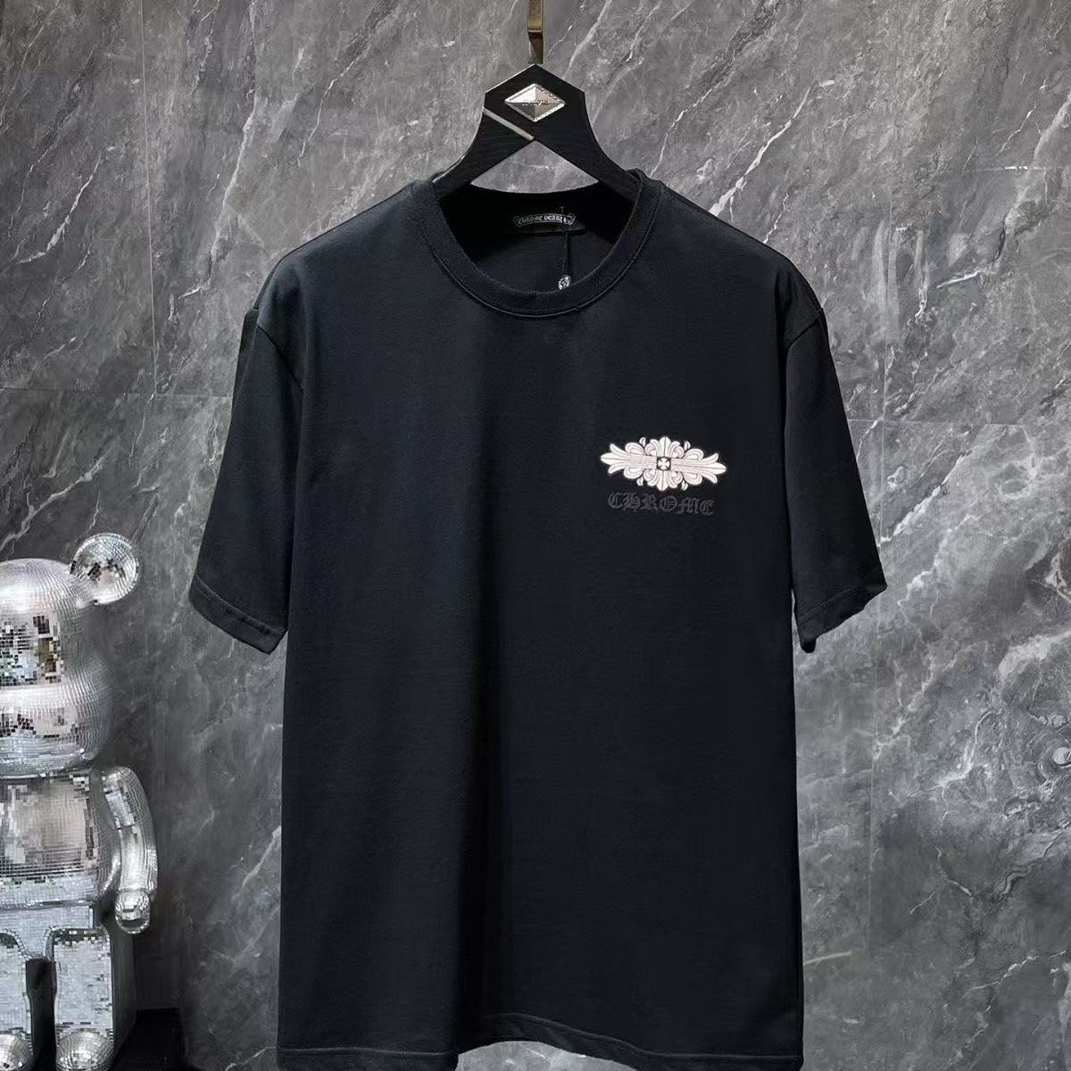 Chrome Hearts Classic Crewneck T-Shirt in Black/White