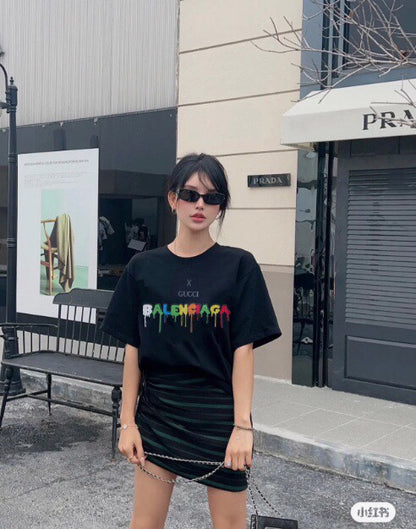 Gucci x Balenciaga Drip Logo T-Shirt