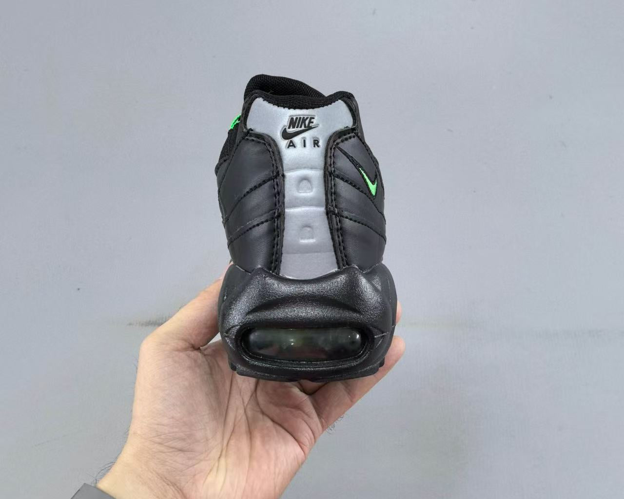 Nike Air Max 95 “Black/Green” – Stealthy Icon with a Pop