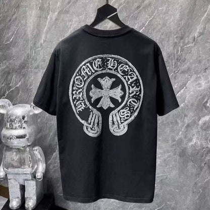Chrome Hearts Classic Crewneck T-Shirt in Black/Grey