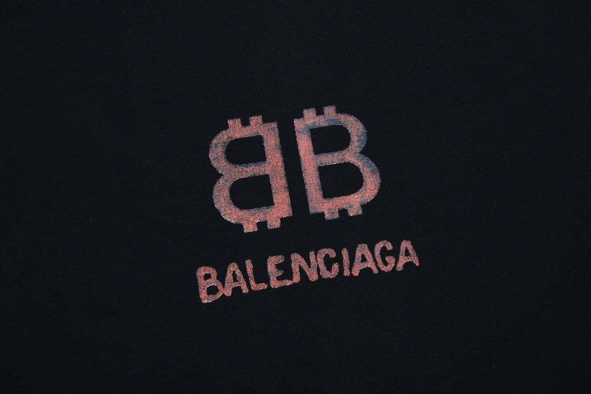 Ba*len*cia*ga "double b logo" t-shirt