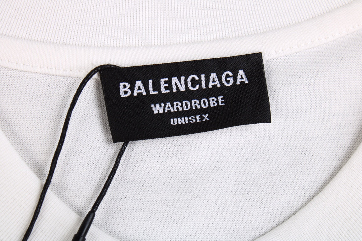 Ba*len*cia*ga sup*e t-shirt (white)