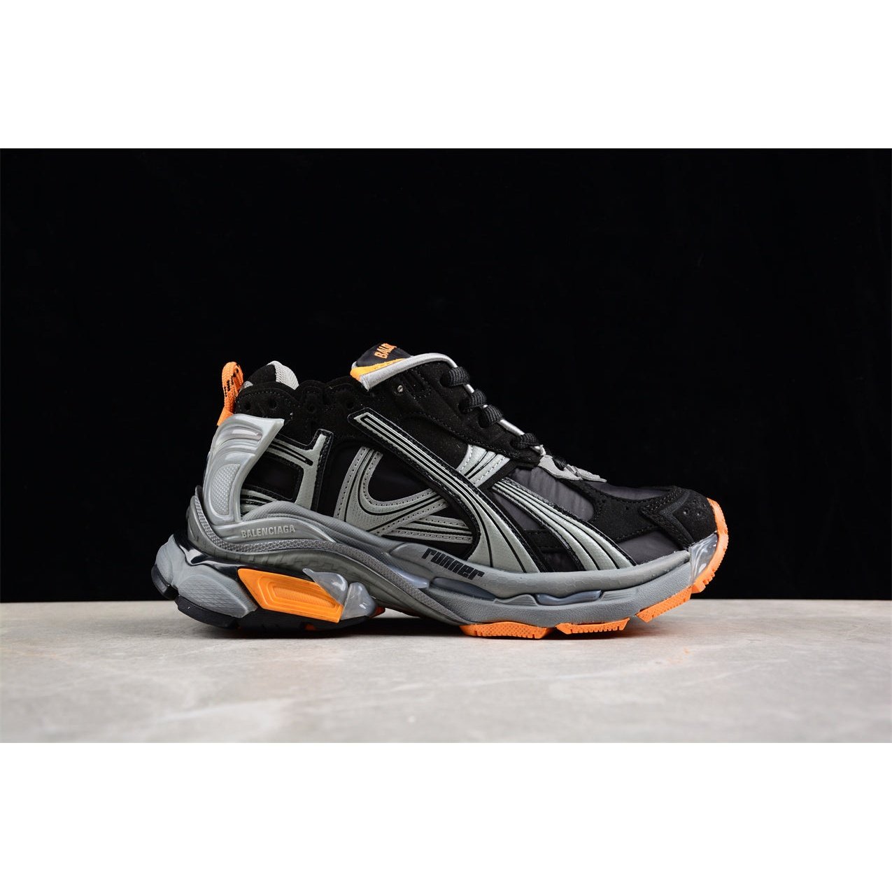 Ba*len*cia*ga runner x black grey orange