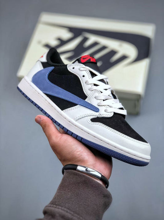 Nike Air Jordan 1 Low – White / University Blue / Black