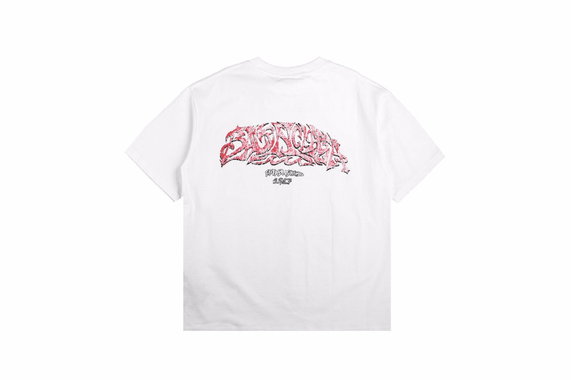 Ba*len*cia*ga graffiti logo t-shirt