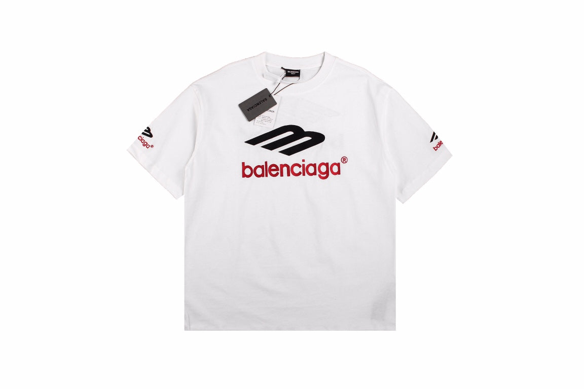 Ba*len*cia*ga logo graphic t-shirt