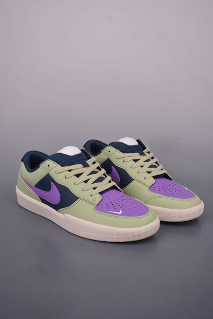 Nike SB Force 58 “Green/Purple” – Bold Contrast for Skate &amp; Street