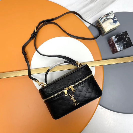 Saint Laurent Black Double-Zip Bag