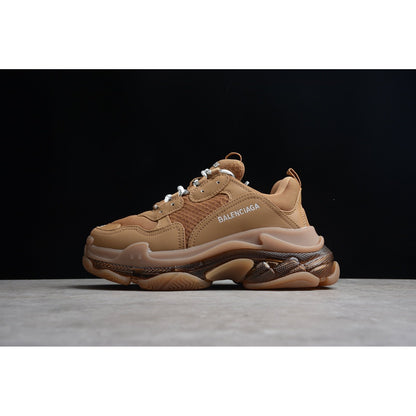 BALENCIAGA TRIPLE S CLEAR SOLE x BROWN - Prime Reps