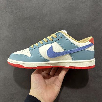 Nike Dunk Low "Beige/Blue" – Vintage Coastal Vibe