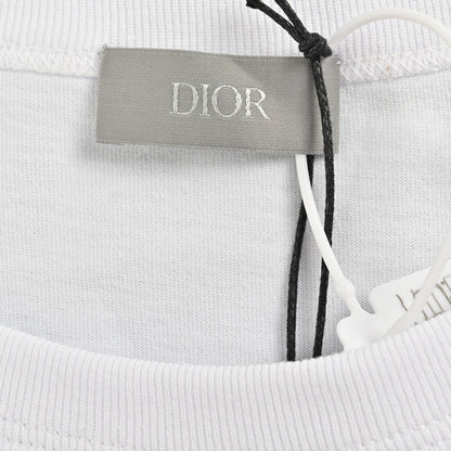 Dior T-Shirt - Multicolor Vertical Logo