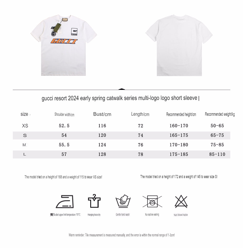 G*u*i graphic logo t-shirt