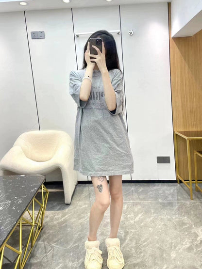 Balenciaga Printed Grey T-Shirt