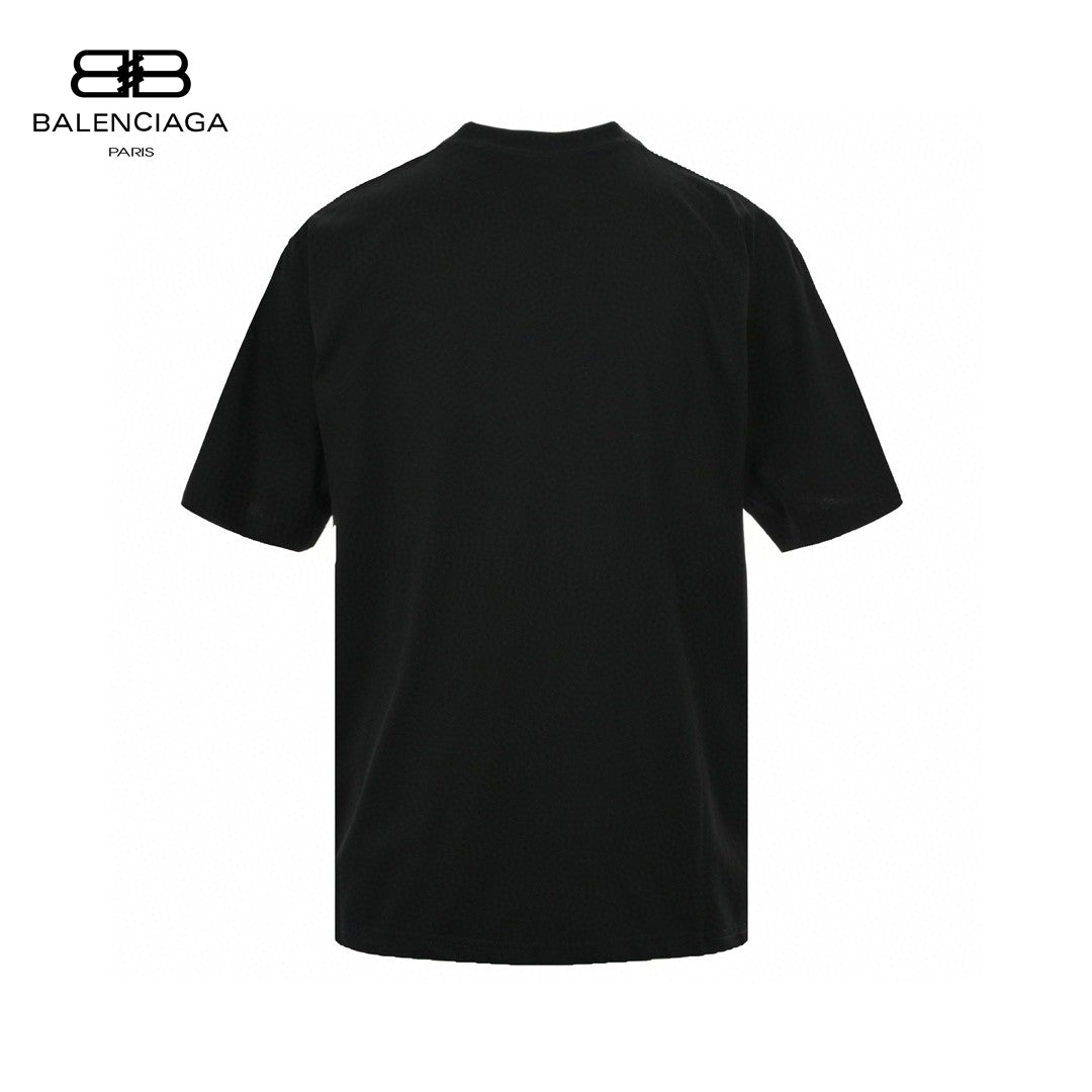 Ba*len*cia*ga black t-shirt with erewhon graphic