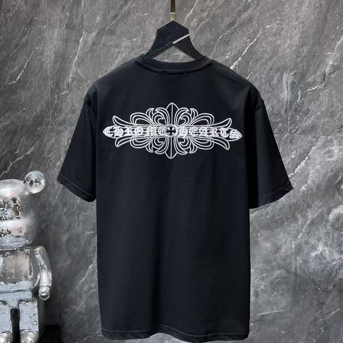 Chrome Hearts Classic Crewneck T-Shirt in Black/White