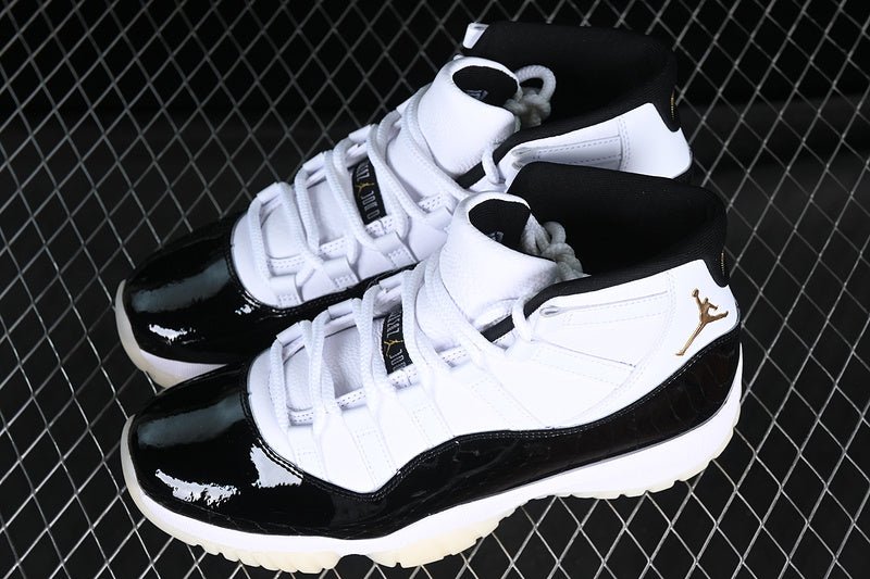 AIR JORDAN 11 DMP WHITE/BLACK/GOLD - Prime Reps