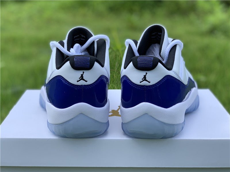 AIR JORDAN 11 LOW PURPLE CONCORD WHITE/BLACK - CONCORD - Prime Reps