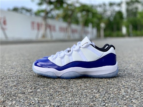 AIR JORDAN 11 LOW PURPLE CONCORD WHITE/BLACK - CONCORD - Prime Reps