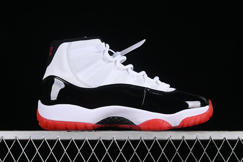 AIR JORDAN 11 RETRO BLACK/WHITE/RED - Prime Reps