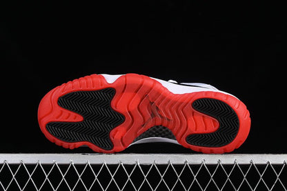 AIR JORDAN 11 RETRO BLACK/WHITE/RED - Prime Reps