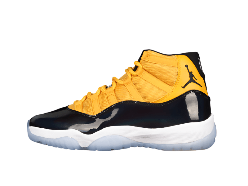 AIR JORDAN 11 RETRO BLACK/YELLOW/WHITE - Prime Reps