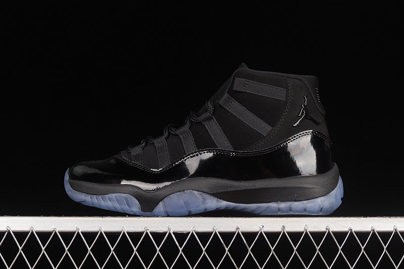 AIR JORDAN 11 RETRO CAP AND GOWN BLACK/BLACK - BLACK - Prime Reps