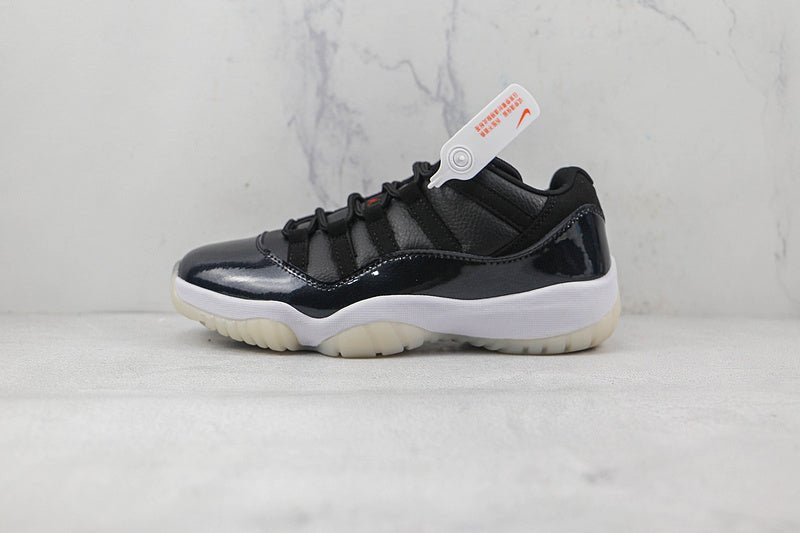 AIR JORDAN 11 RETRO LOW 72 - 10 BLACK/GYM RED/WHITE/SAIL - Prime Reps