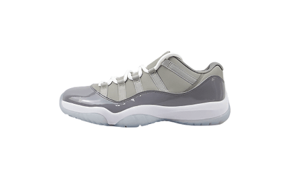 AIR JORDAN 11 RETRO LOW BG MEDIUM GREY/WHITE - GUNSMOKE - Prime Reps