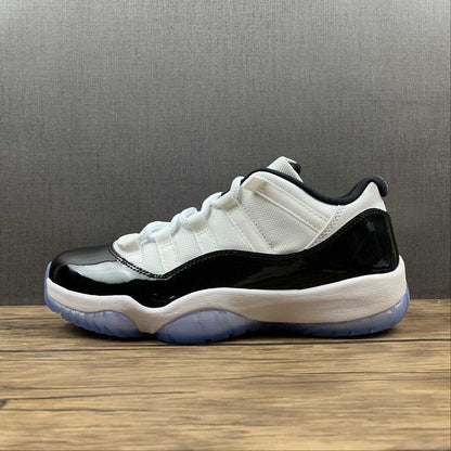 AIR JORDAN 11 RETRO LOW CONCORD WHITE/BLACK - Prime Reps