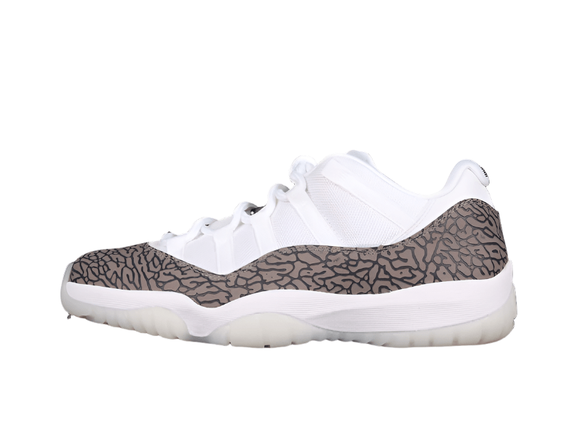 AIR JORDAN 11 RETRO LOW WHITE/UNIVERSITY BLUE - Prime Reps