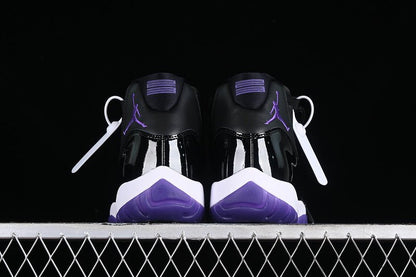 AIR JORDAN 11 RETRO WHITE/BLACK/PURPLE - Prime Reps