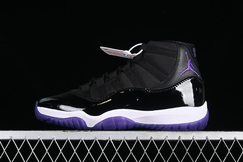 AIR JORDAN 11 RETRO WHITE/BLACK/PURPLE - Prime Reps