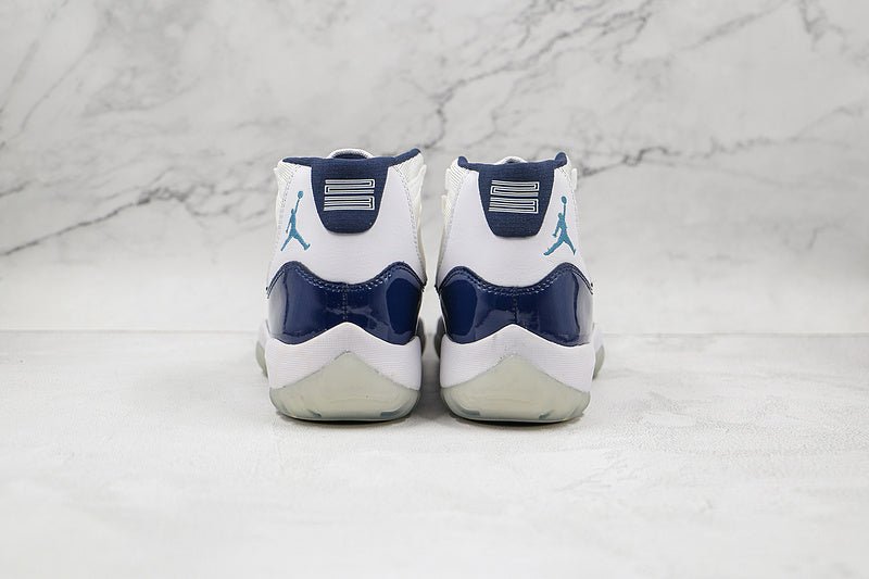 AIR JORDAN 11 RETRO WIN LIKE 82 WHITE/MIDNIGHT NAVY - UNIVERSITY BLU - Prime Reps