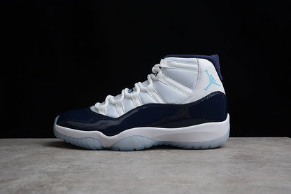 AIR JORDAN 11 RETRO WIN LIKE 82 WHITE/MIDNIGHT NAVY - UNIVERSITY BLUE - Prime Reps