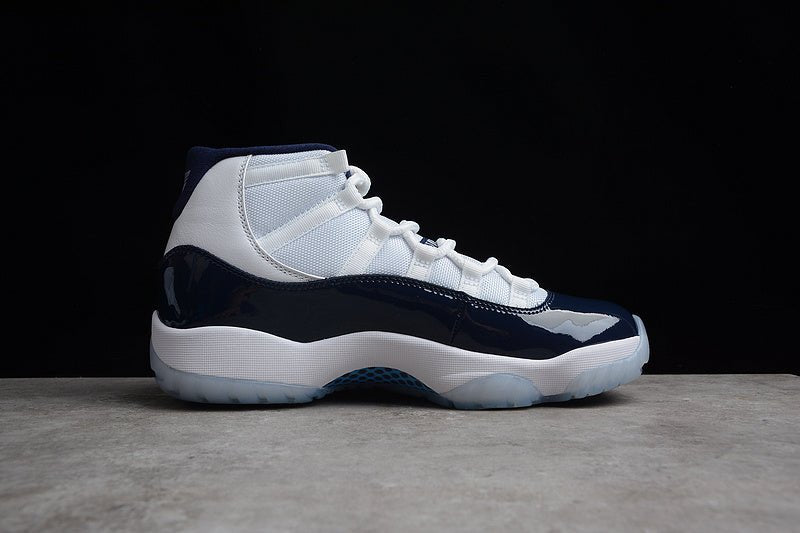 AIR JORDAN 11 RETRO WIN LIKE 82 WHITE/MIDNIGHT NAVY - UNIVERSITY BLUE - Prime Reps