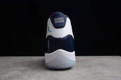 AIR JORDAN 11 RETRO WIN LIKE 82 WHITE/MIDNIGHT NAVY - UNIVERSITY BLUE - Prime Reps