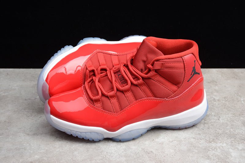 AIR JORDAN 11 RETRO WIN LIKE 96 GYM RED/BLACK - WHITE - Prime Reps